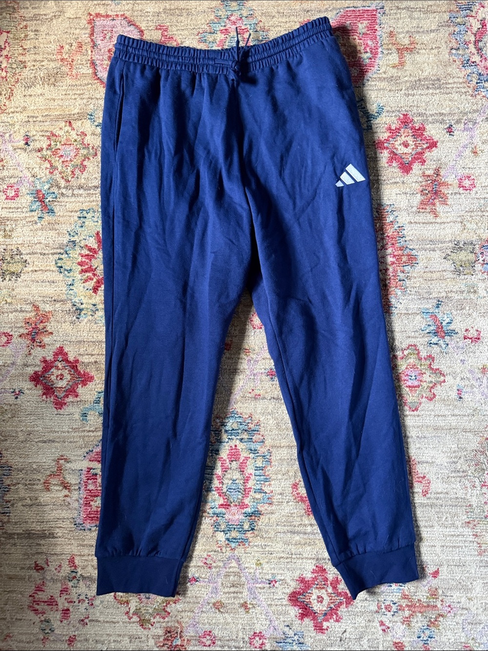 adidas womens Dark Blue Jogger Sweatpants